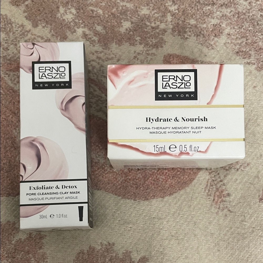 Erno Laszlo Exfoliate & Detox and Hydra-Therapy Masks